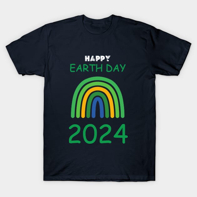 happy earth day 2024 gift april 22 Cute Teacher  Lover Rainbow T-Shirt by graphicaesthetic ✅